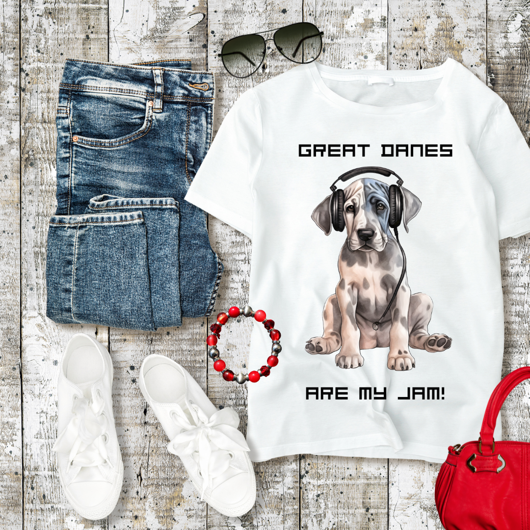 Great Danes Are My Jam T-shirt