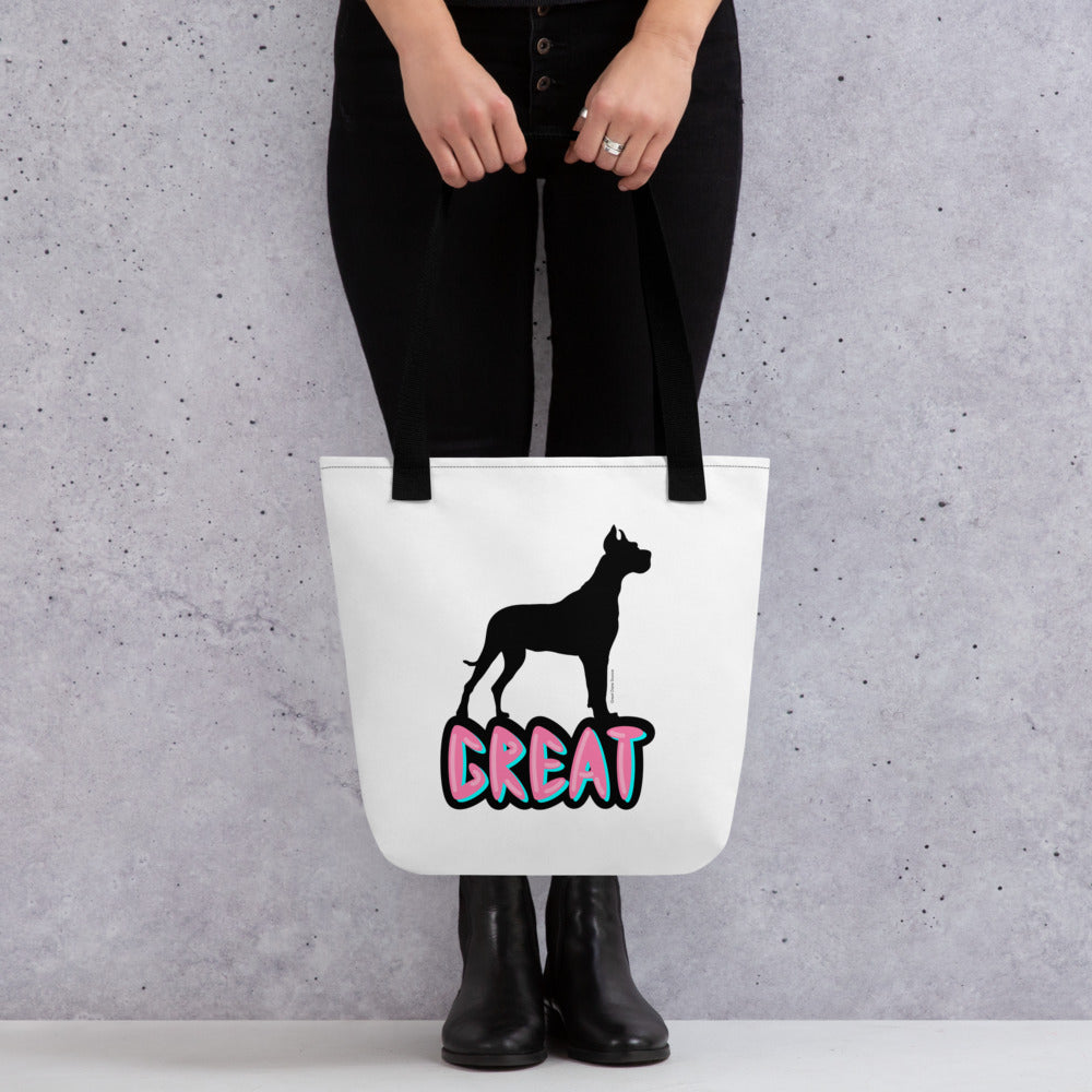 Great Dane Silhouette Tote bag