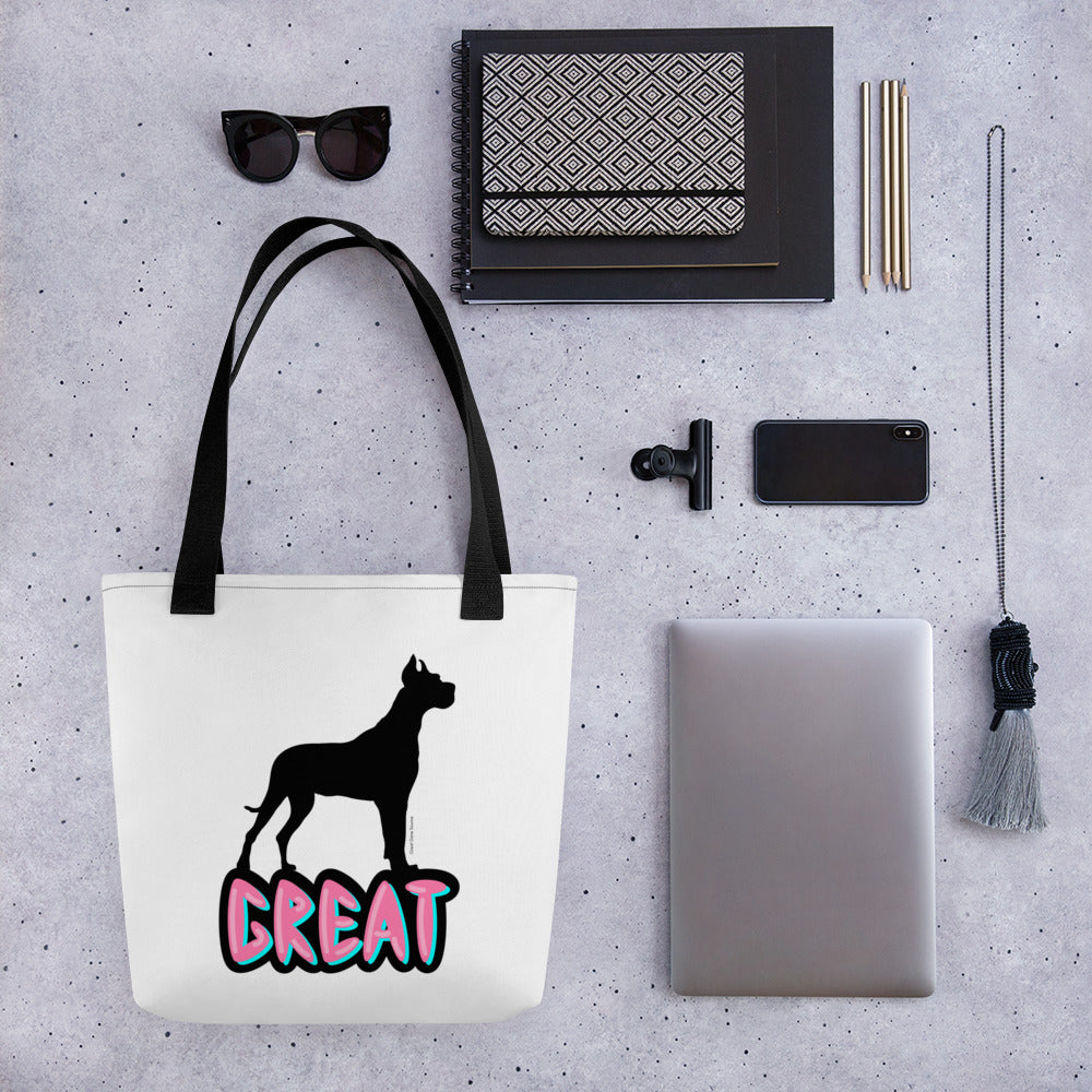 Great Dane Silhouette Tote bag