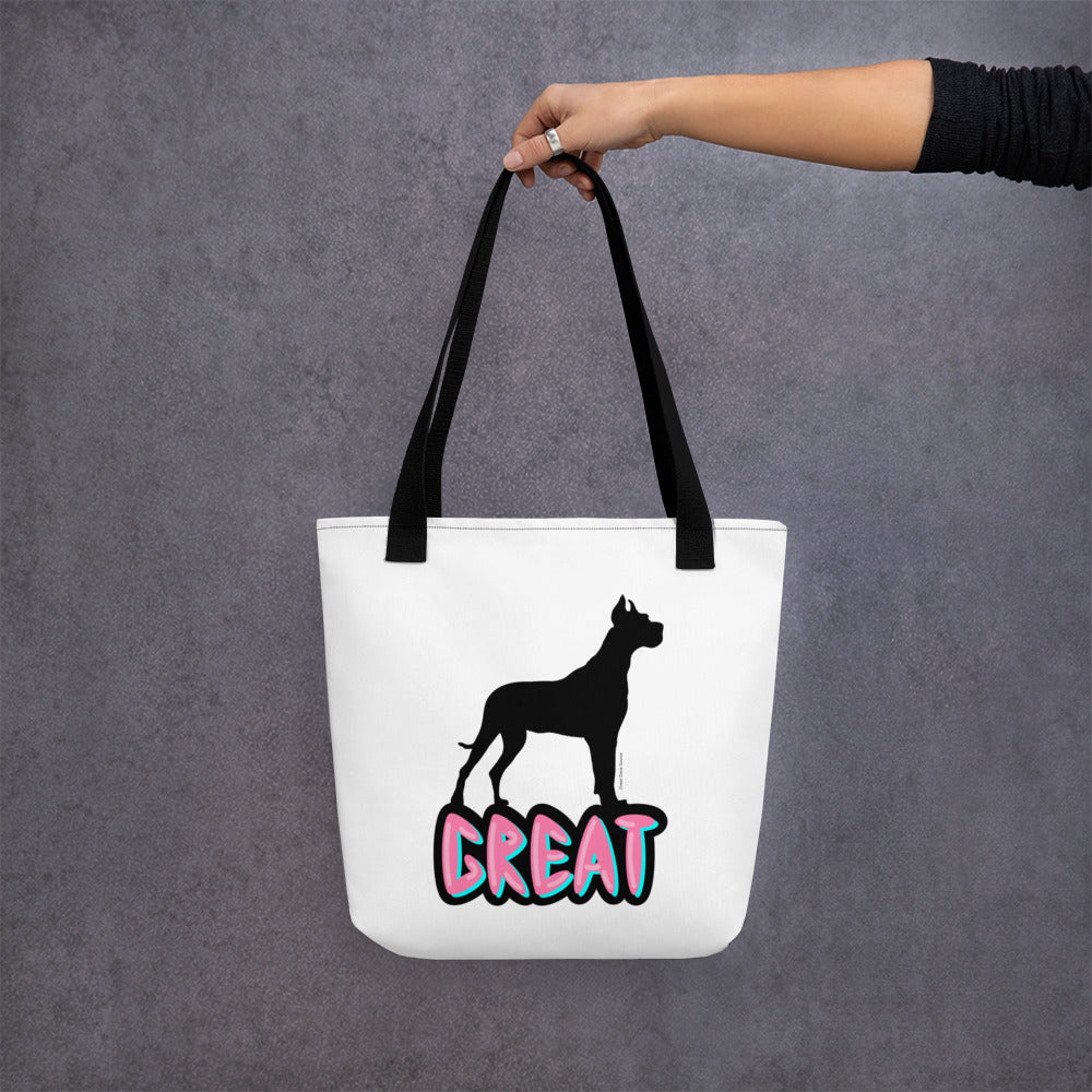 Great Dane Silhouette Tote bag