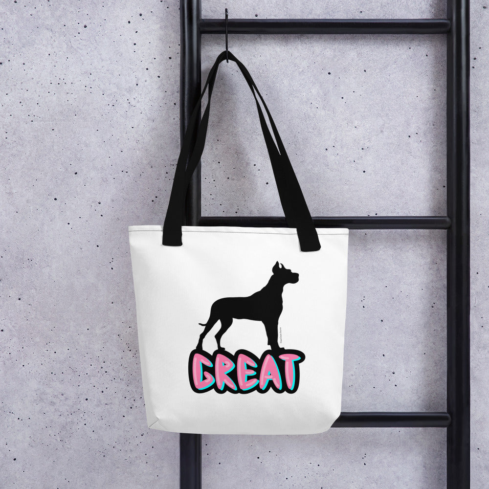 Great Dane Silhouette Tote bag