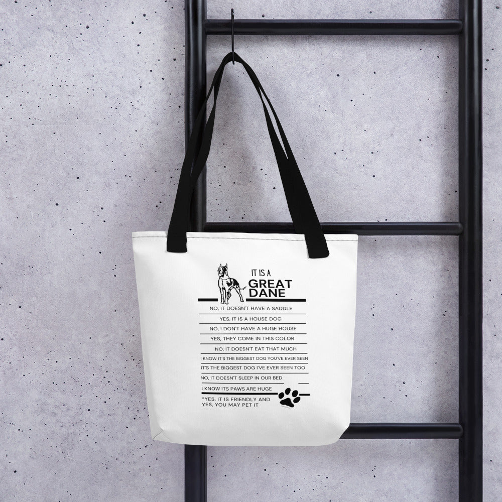 It IS a Great Dane Tote bag