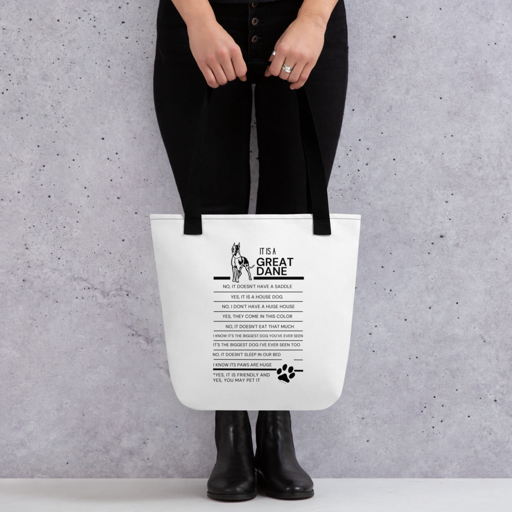 It IS a Great Dane Tote bag