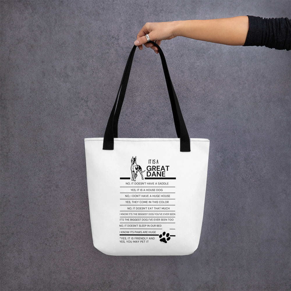 It IS a Great Dane Tote bag