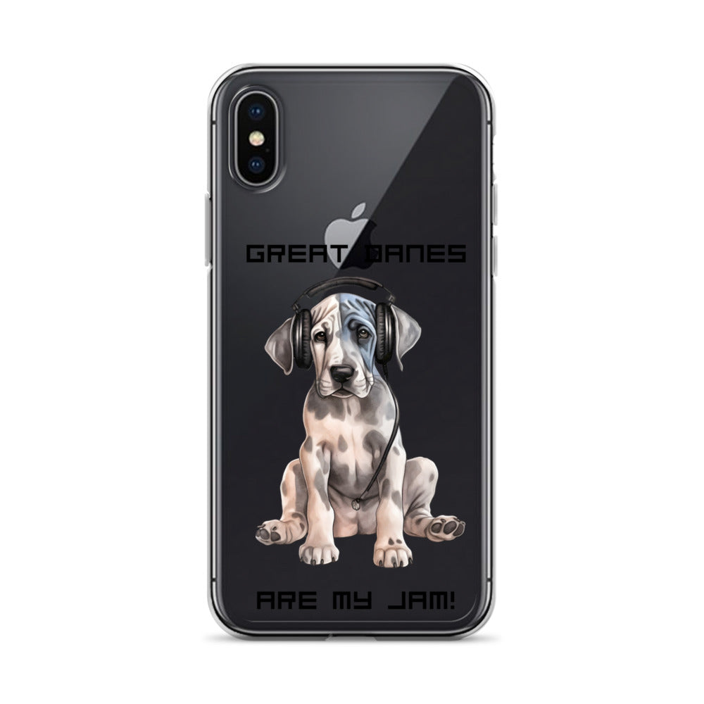 Great Danes Are My Jam Clear Case for iPhone®