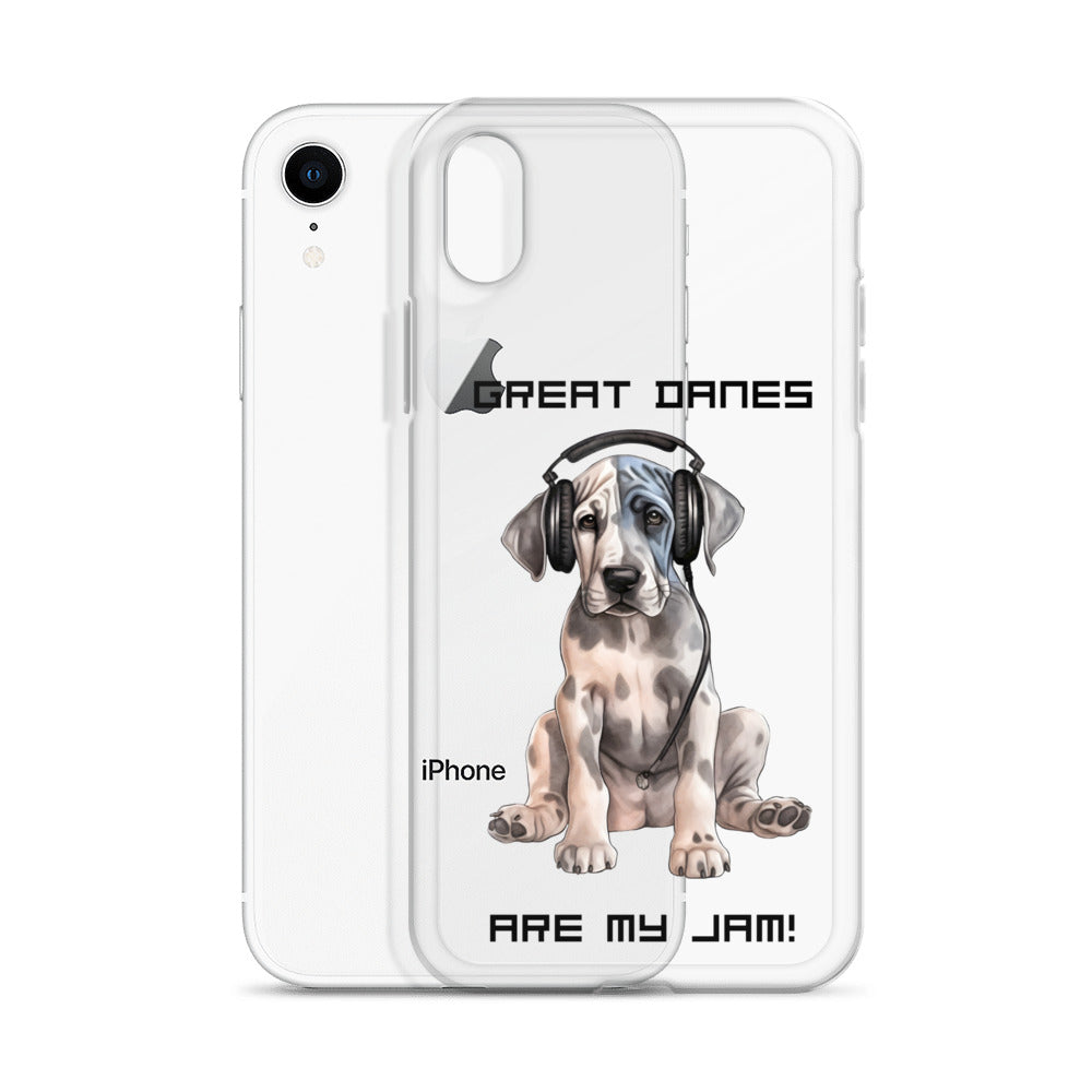 Great Danes Are My Jam Clear Case for iPhone®