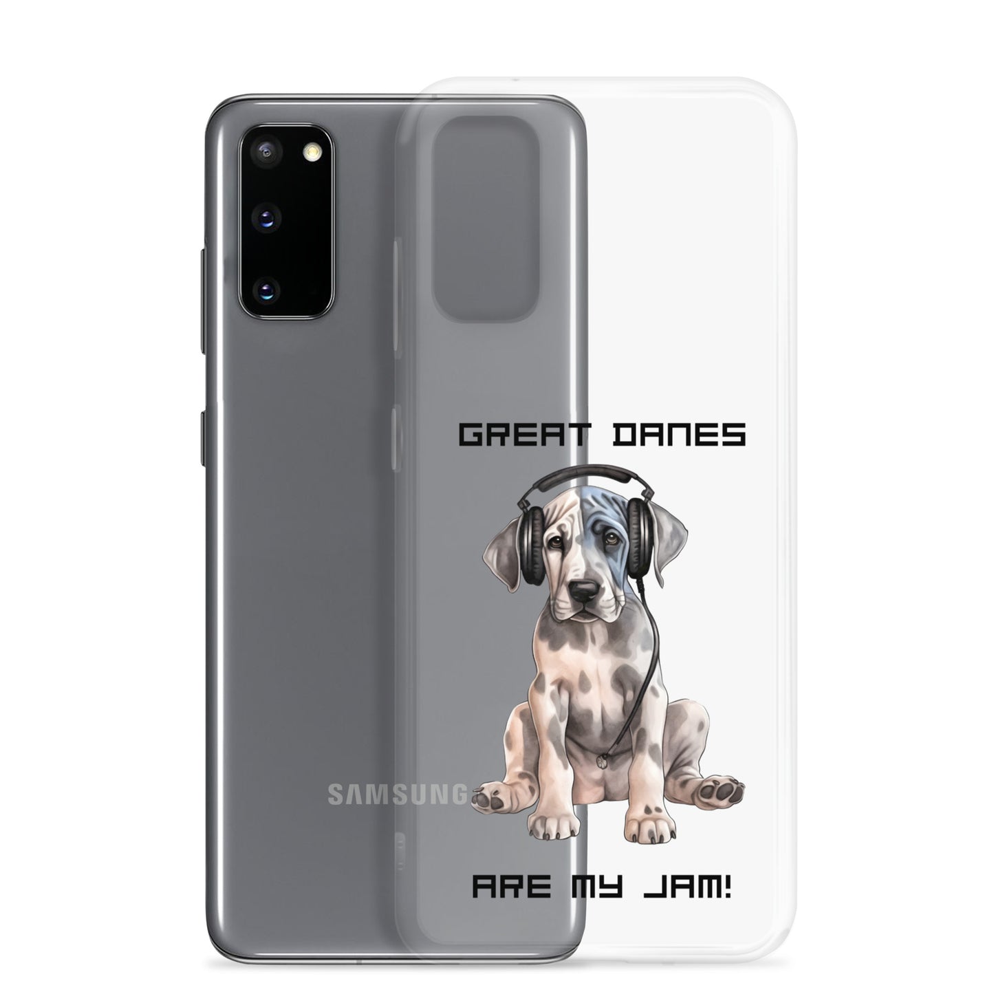 Great Danes Are My Jam Clear Case for Samsung®