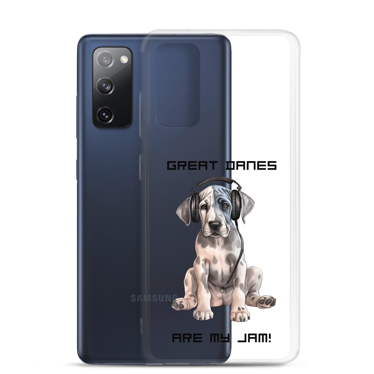 Great Danes Are My Jam Clear Case for Samsung®