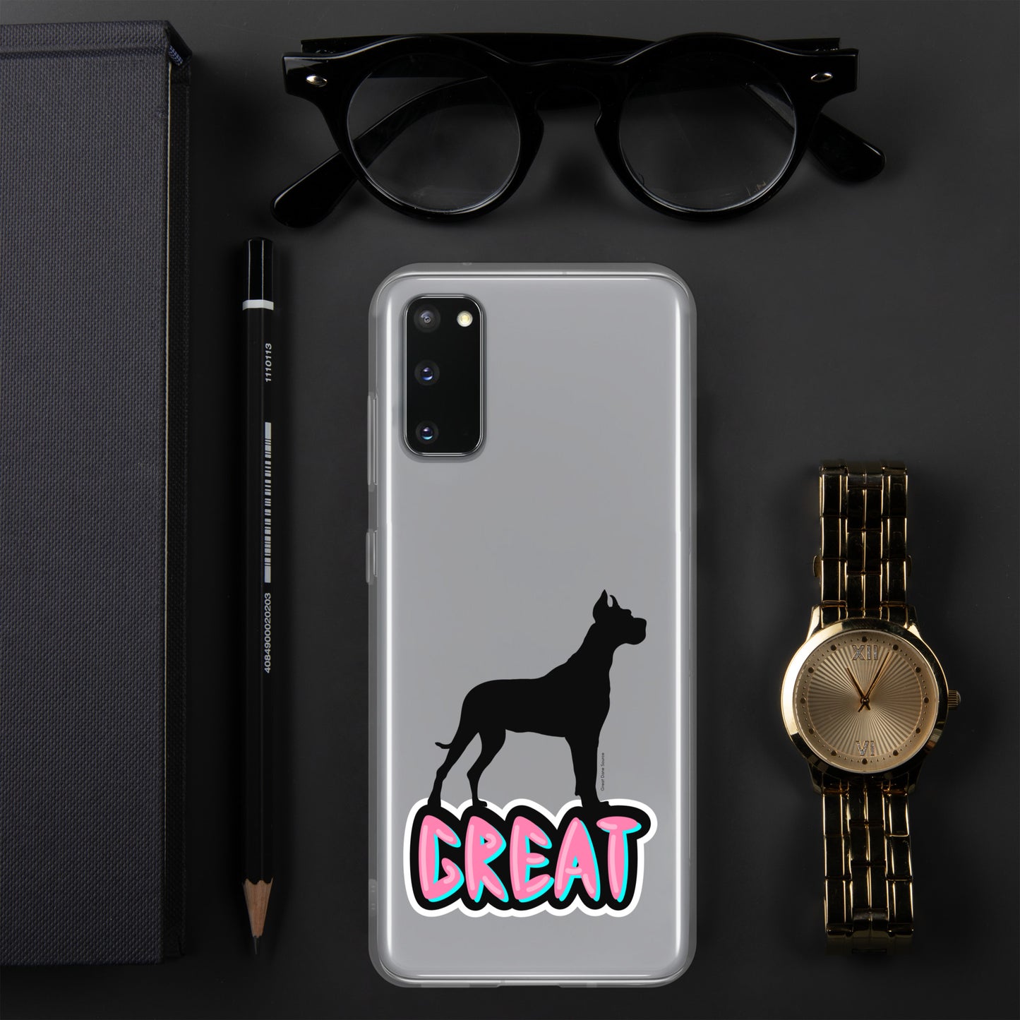 Great Dane Silhouette Clear Case for Samsung®