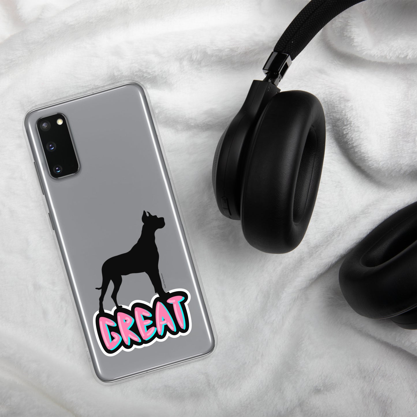 Great Dane Silhouette Clear Case for Samsung®