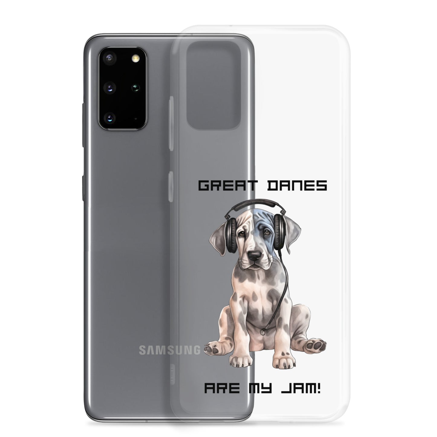 Great Danes Are My Jam Clear Case for Samsung®