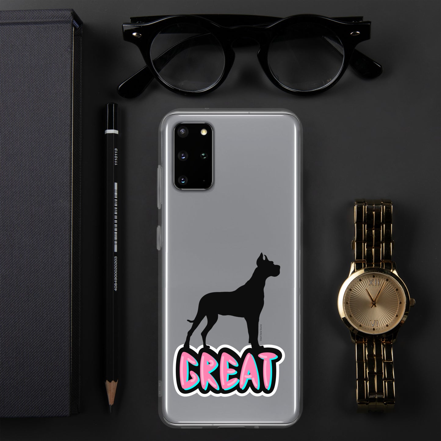 Great Dane Silhouette Clear Case for Samsung®