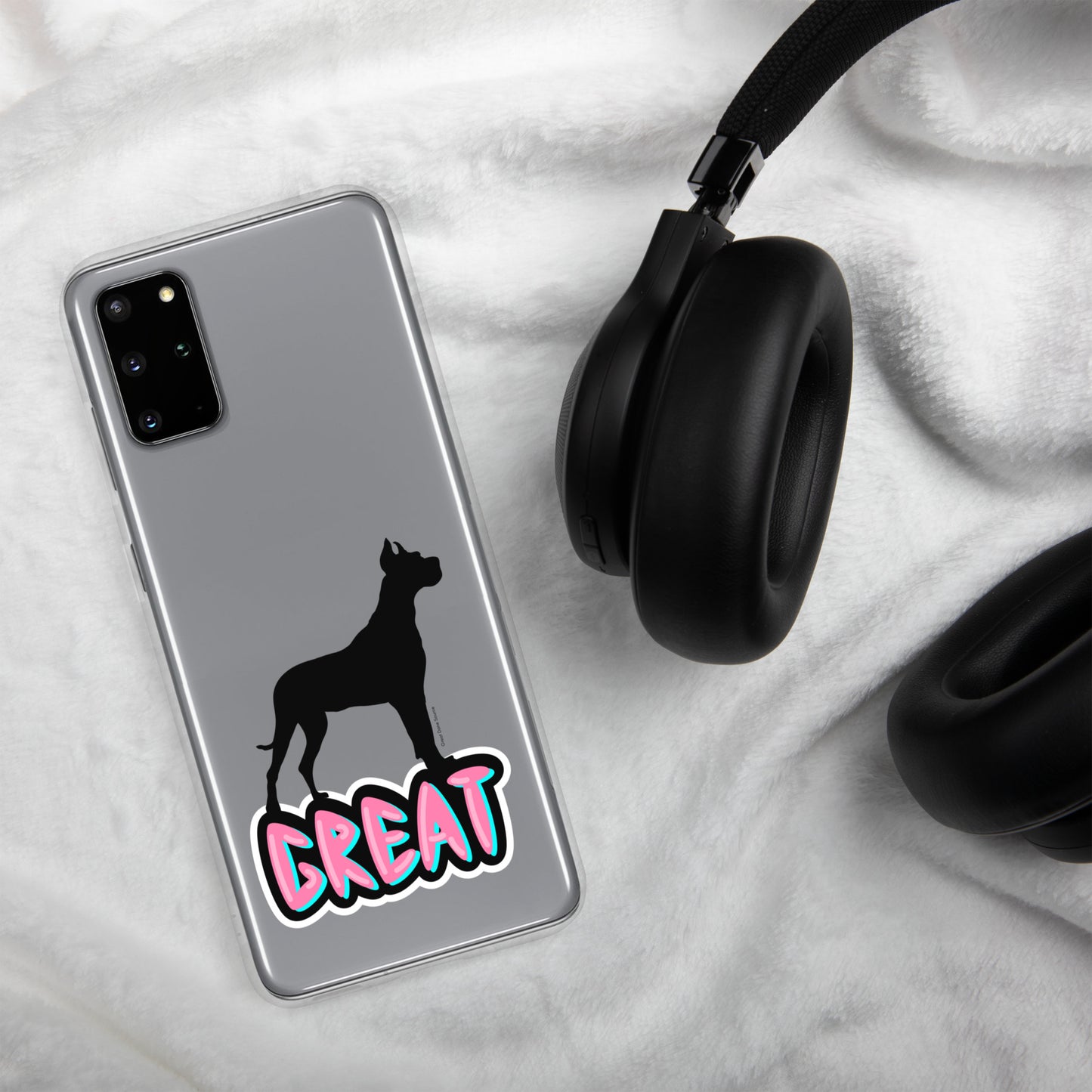 Great Dane Silhouette Clear Case for Samsung®