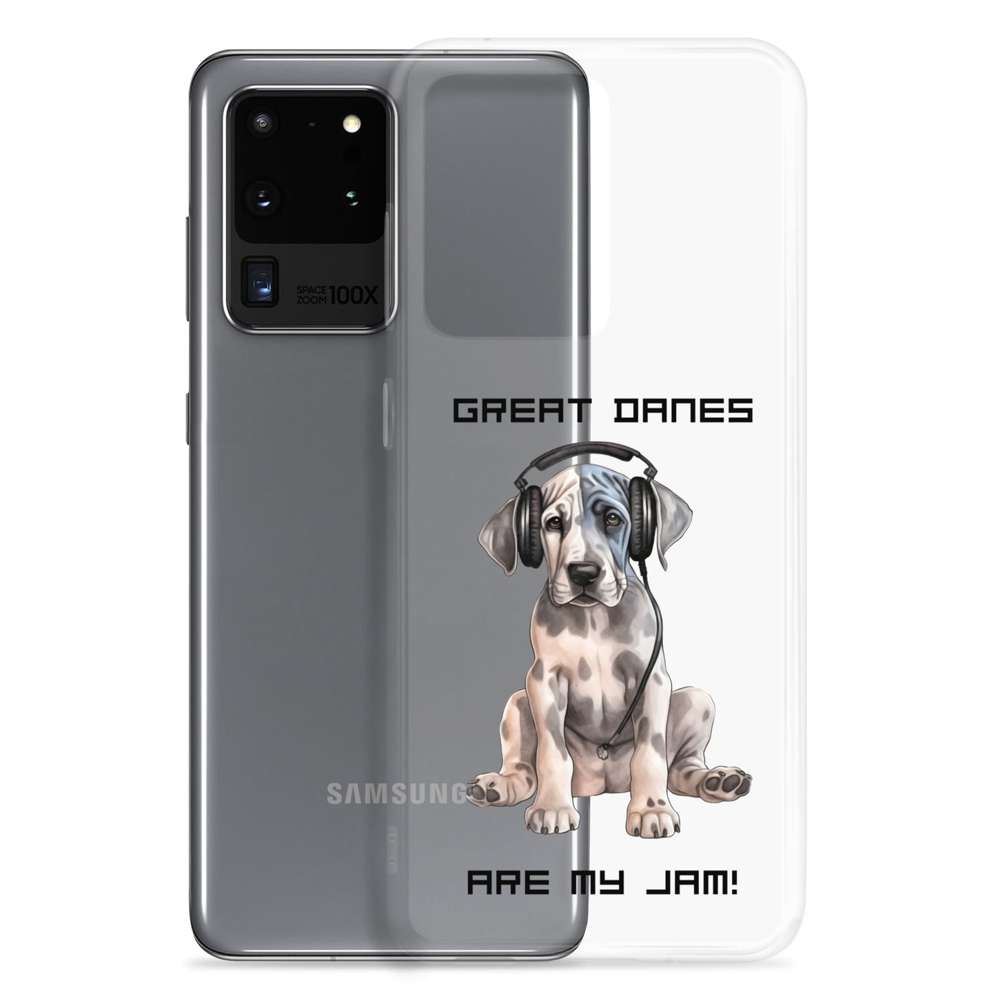 Great Danes Are My Jam Clear Case for Samsung®