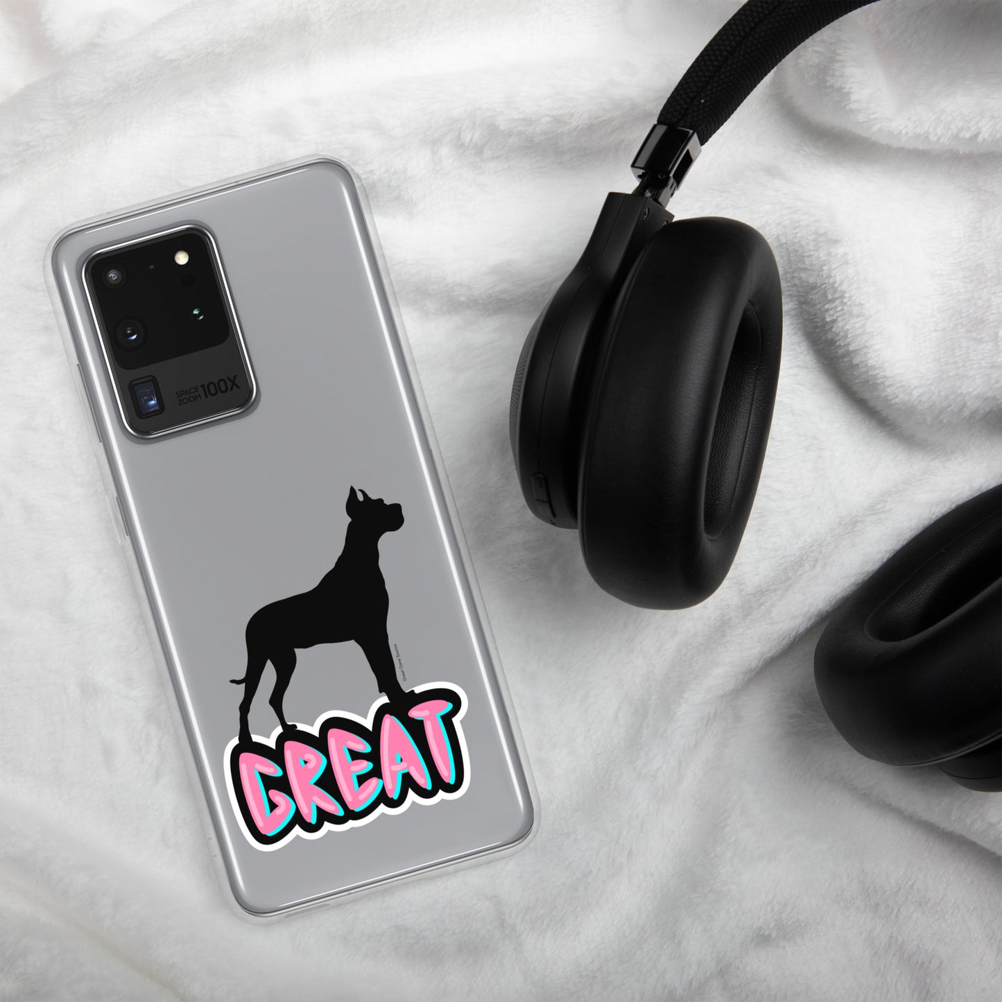 Great Dane Silhouette Clear Case for Samsung®