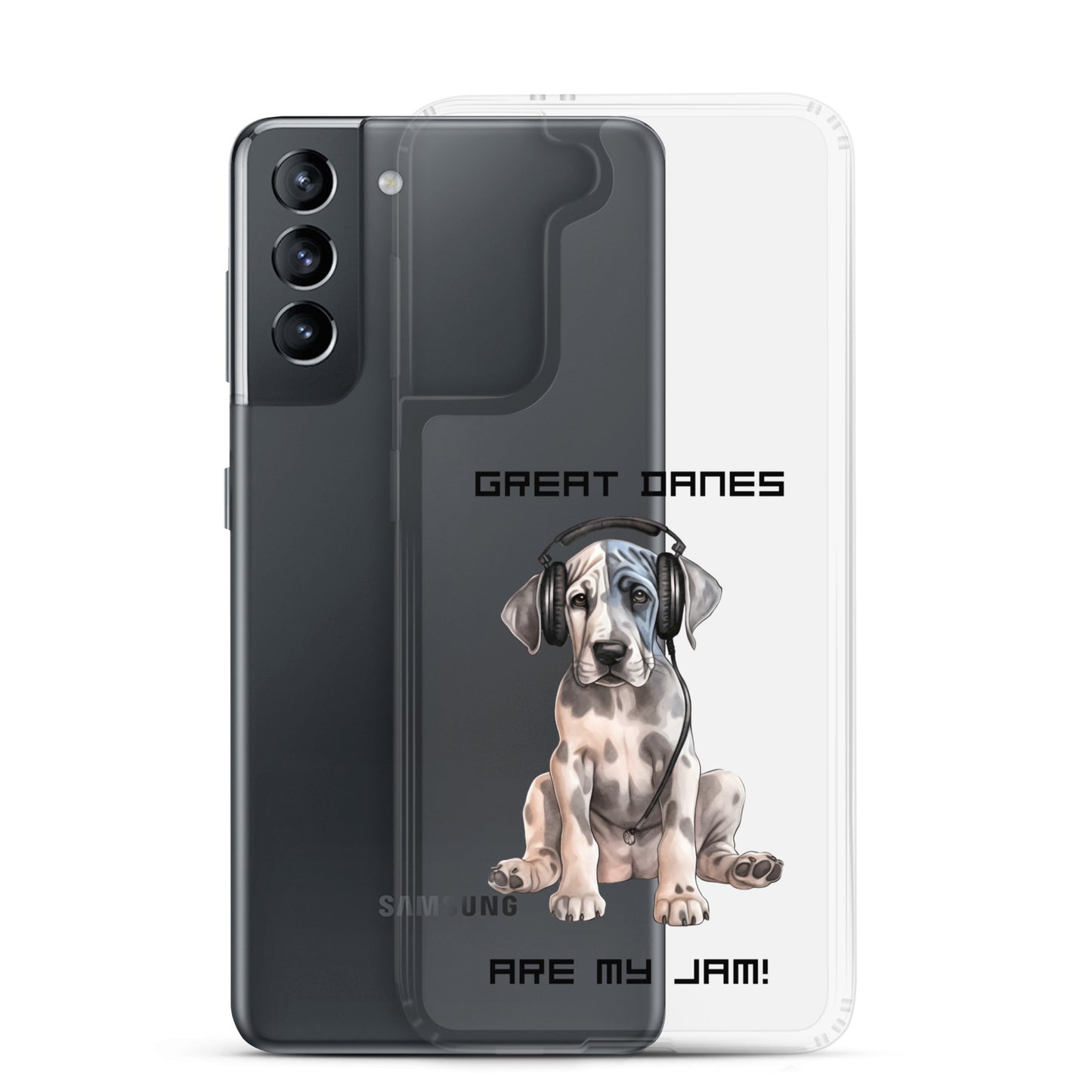 Great Danes Are My Jam Clear Case for Samsung®