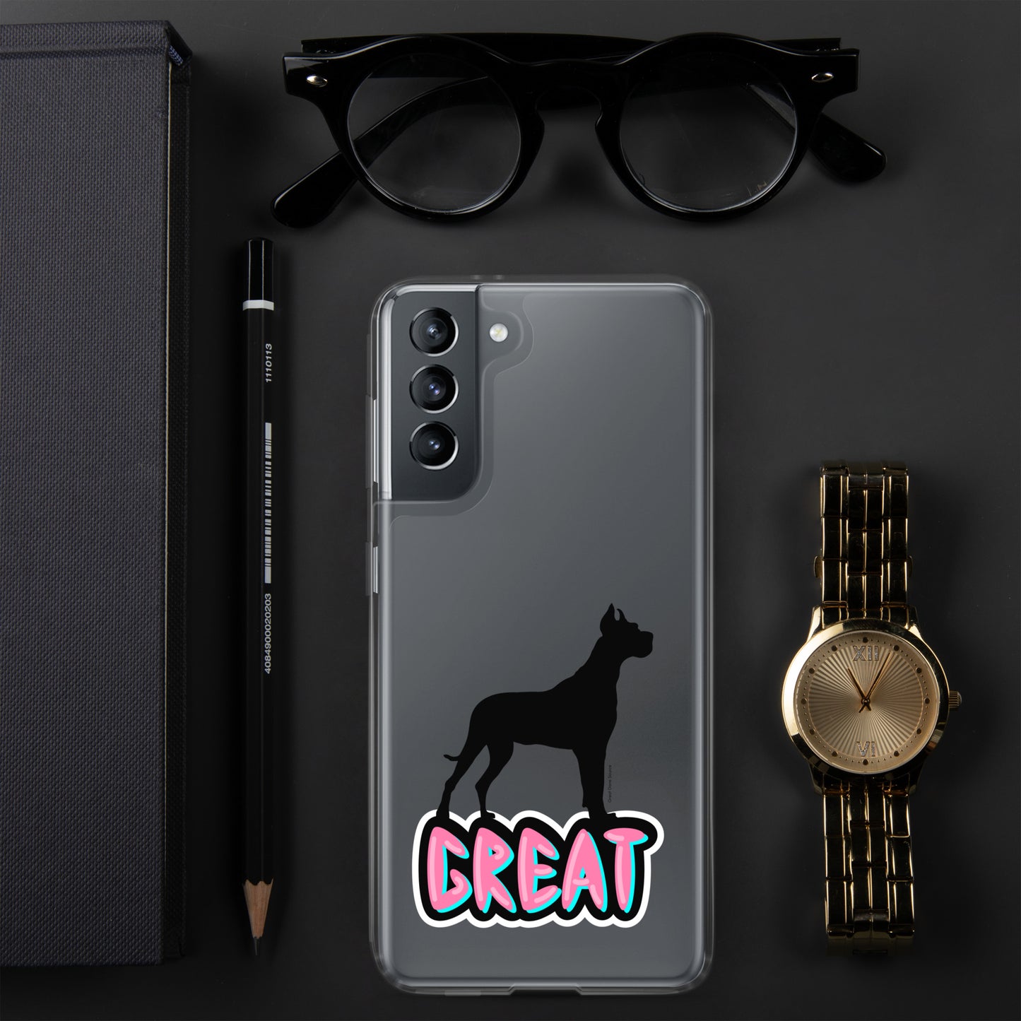 Great Dane Silhouette Clear Case for Samsung®