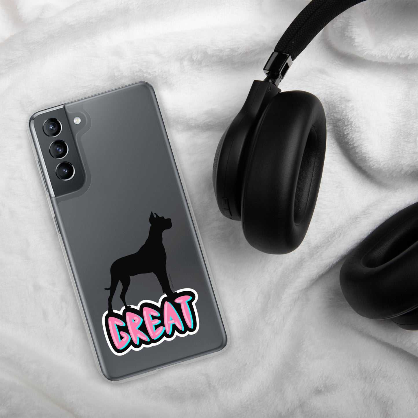 Great Dane Silhouette Clear Case for Samsung®