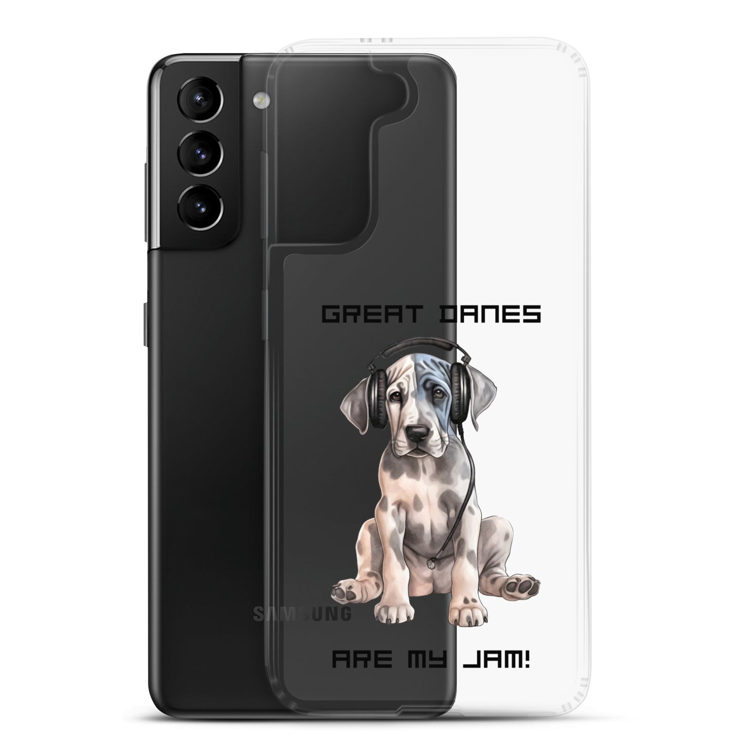 Great Danes Are My Jam Clear Case for Samsung®