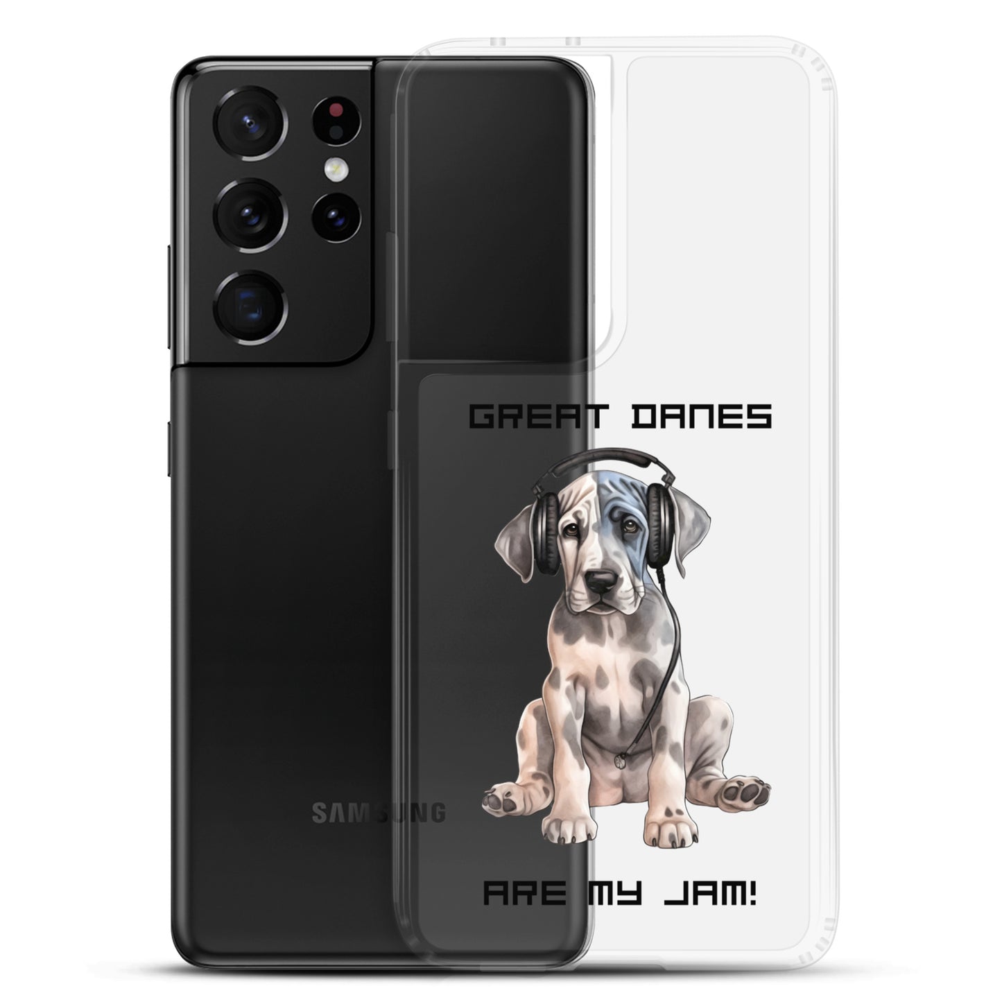 Great Danes Are My Jam Clear Case for Samsung®