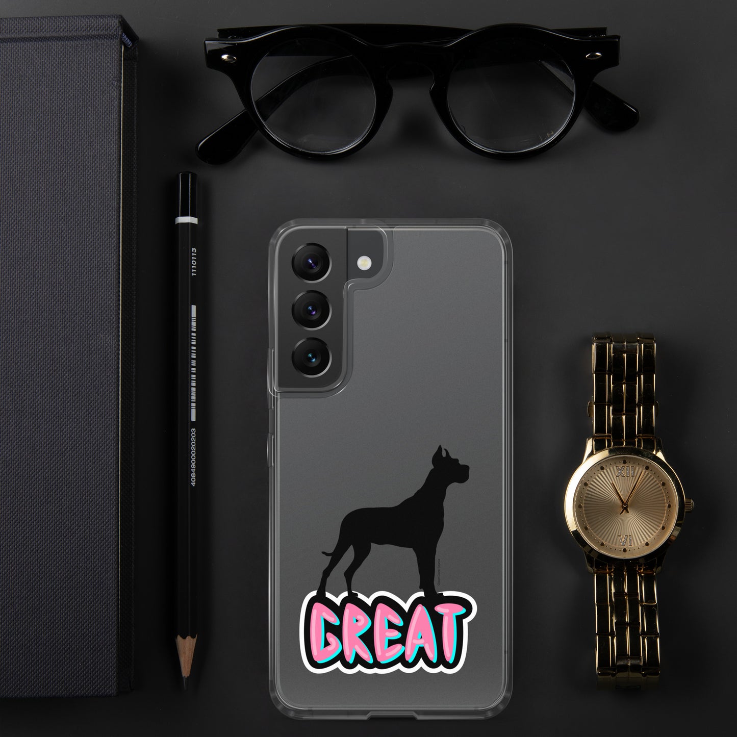 Great Dane Silhouette Clear Case for Samsung®