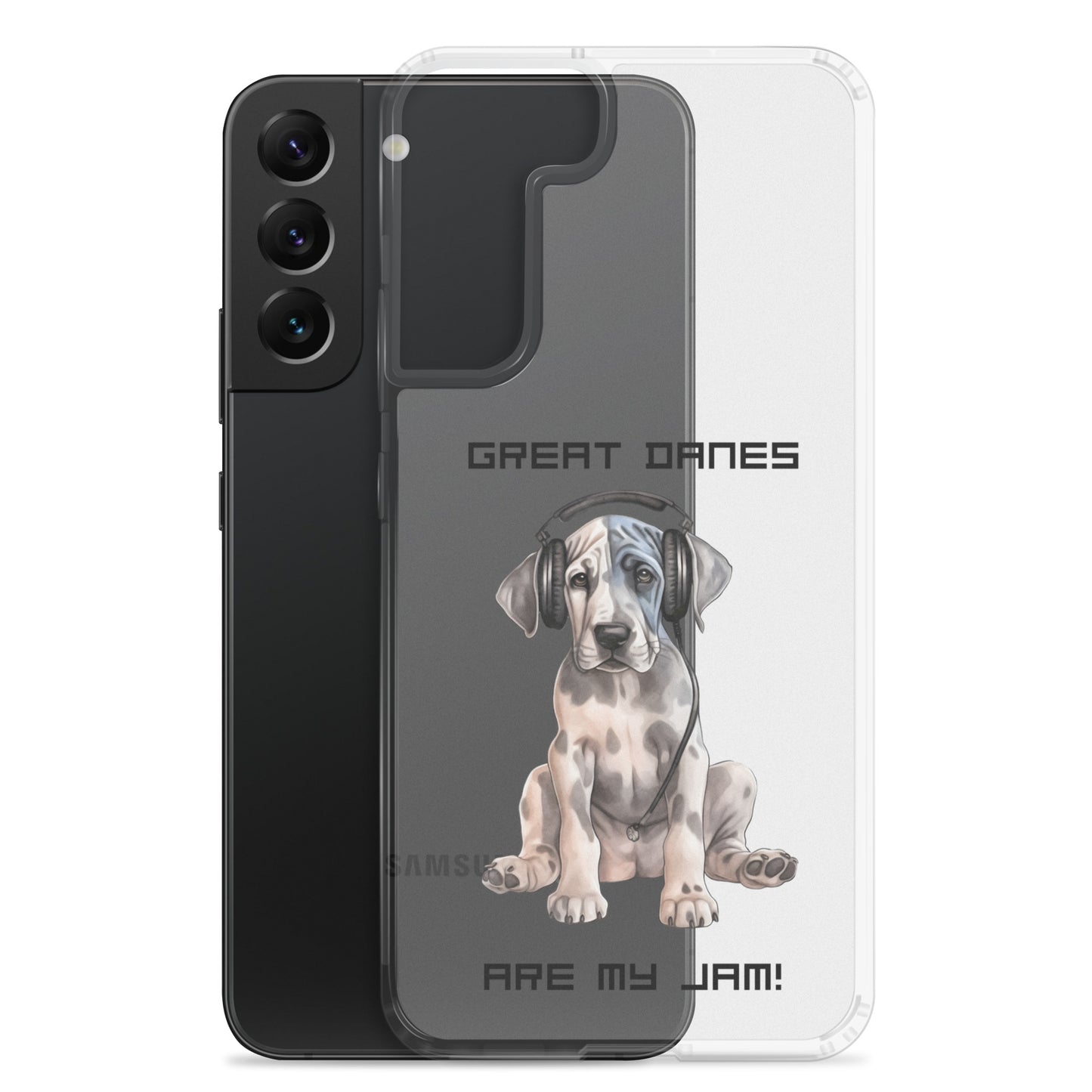 Great Danes Are My Jam Clear Case for Samsung®