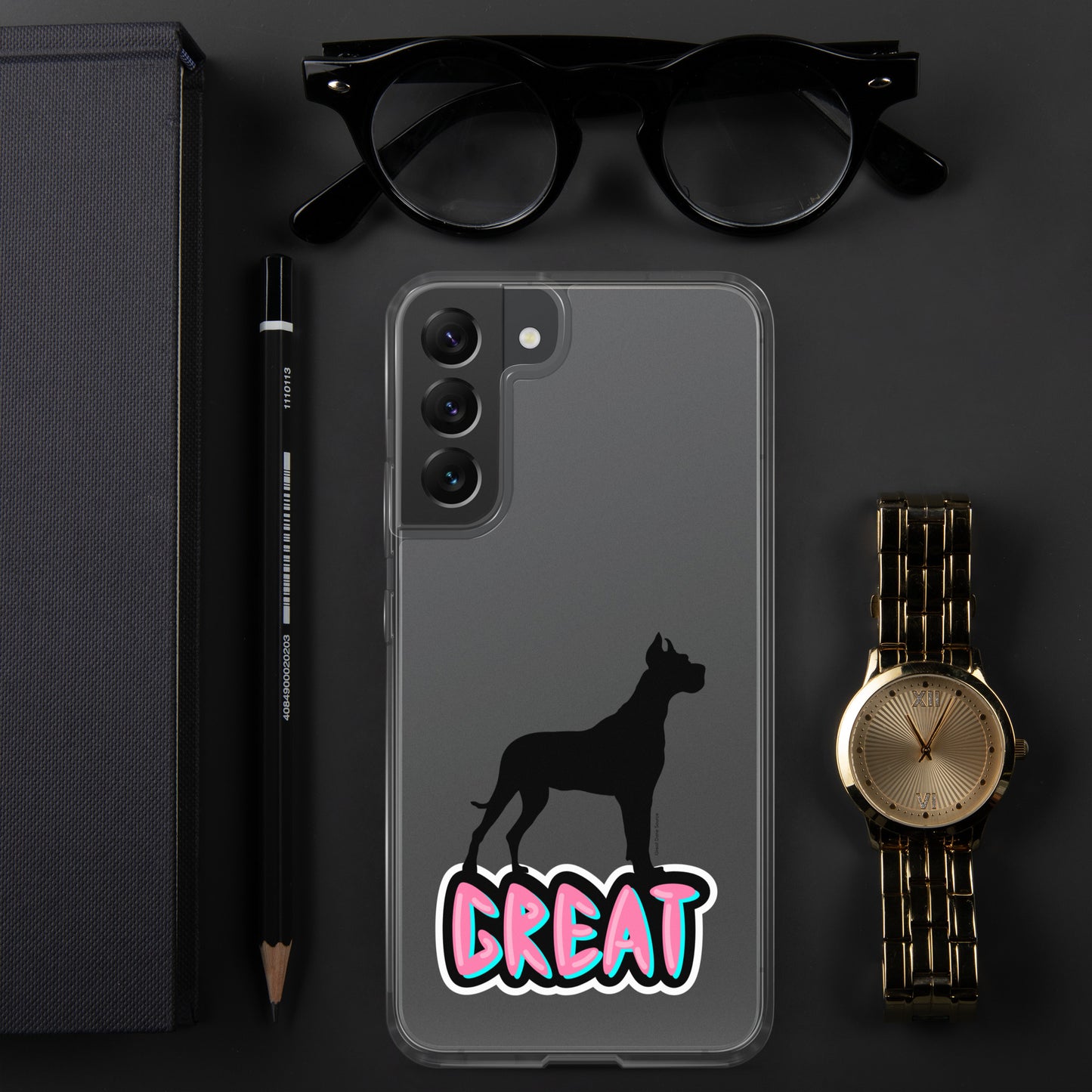 Great Dane Silhouette Clear Case for Samsung®