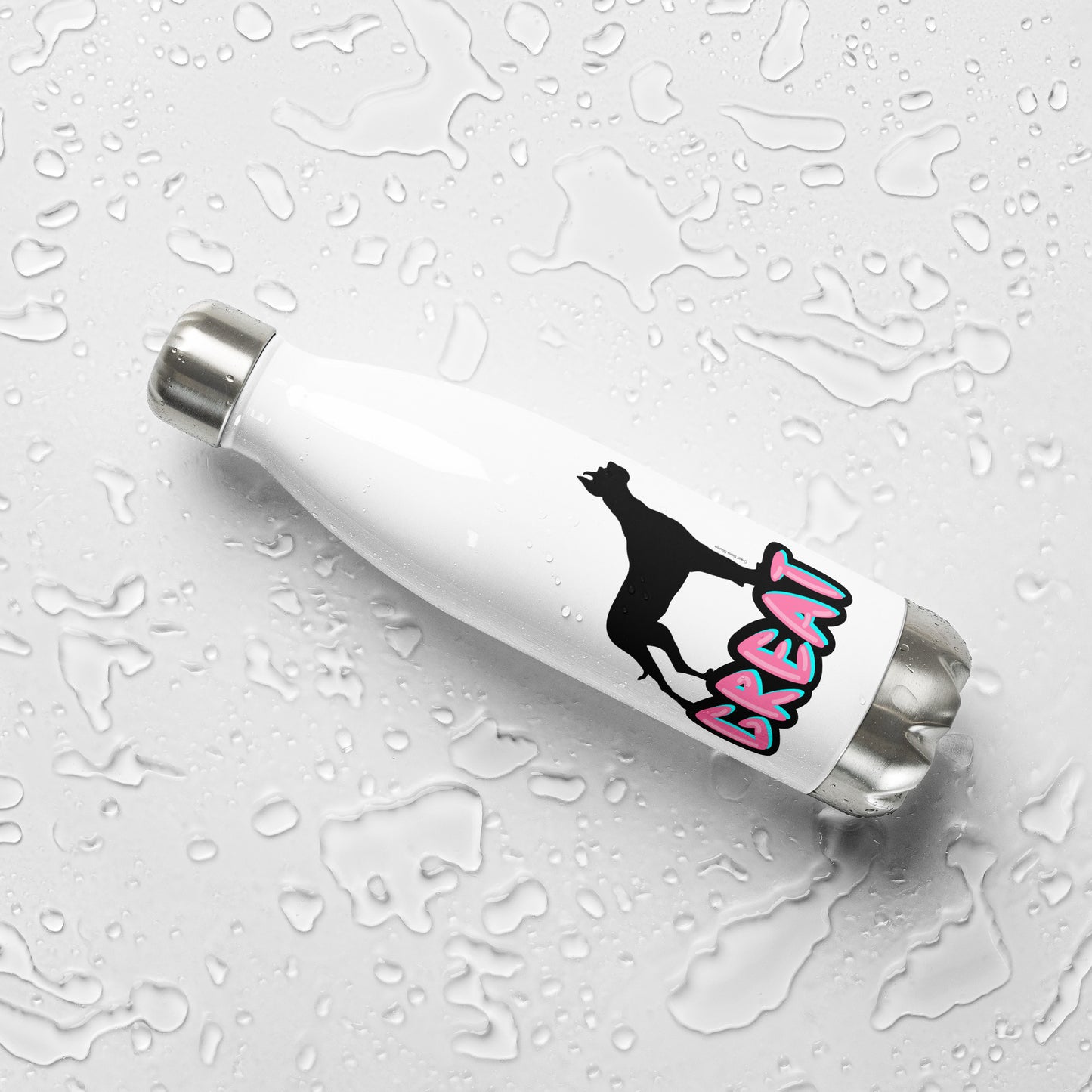 Great Dane Silhouette Stainless steel water bottle