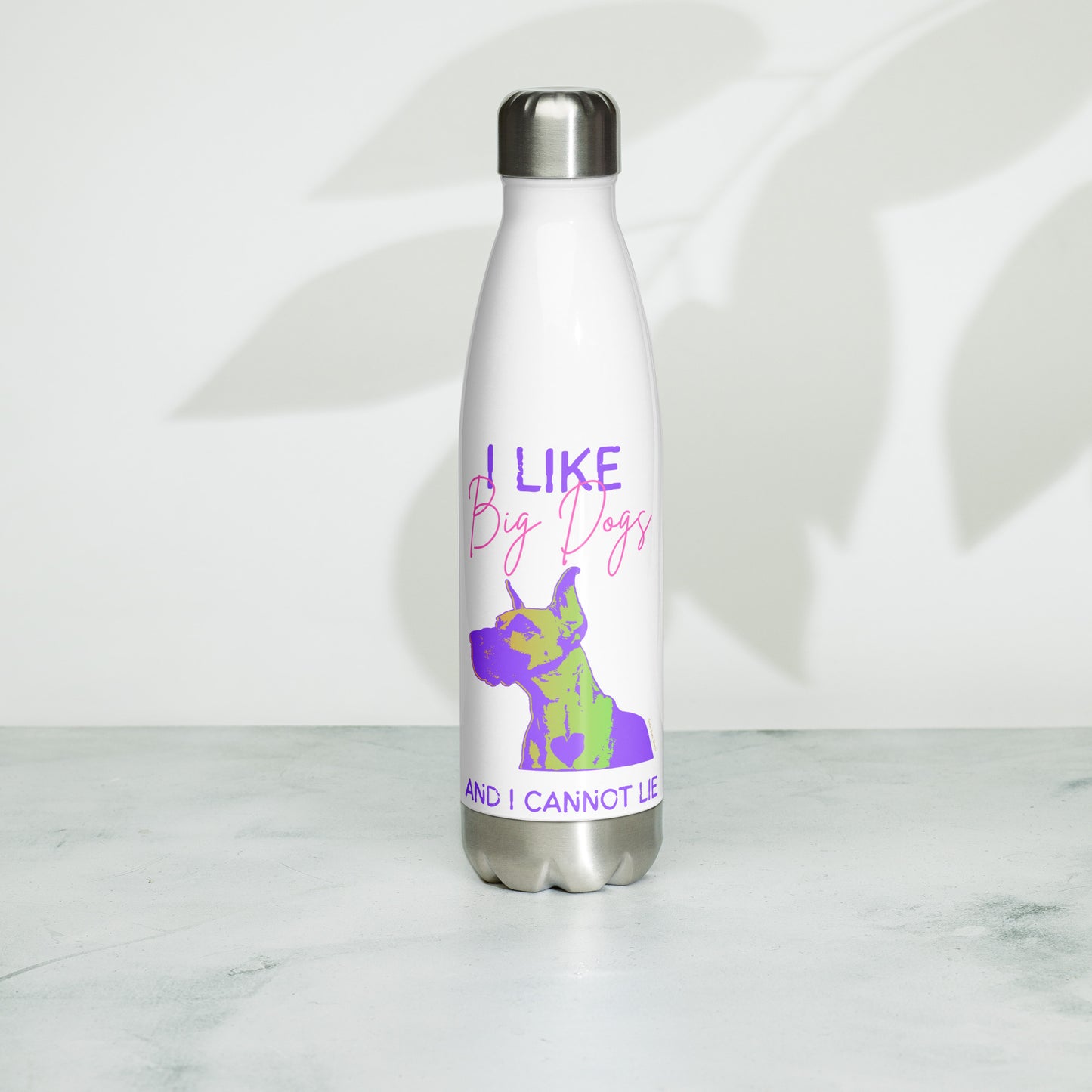 I Like Big Dogs Stainless steel water bottle