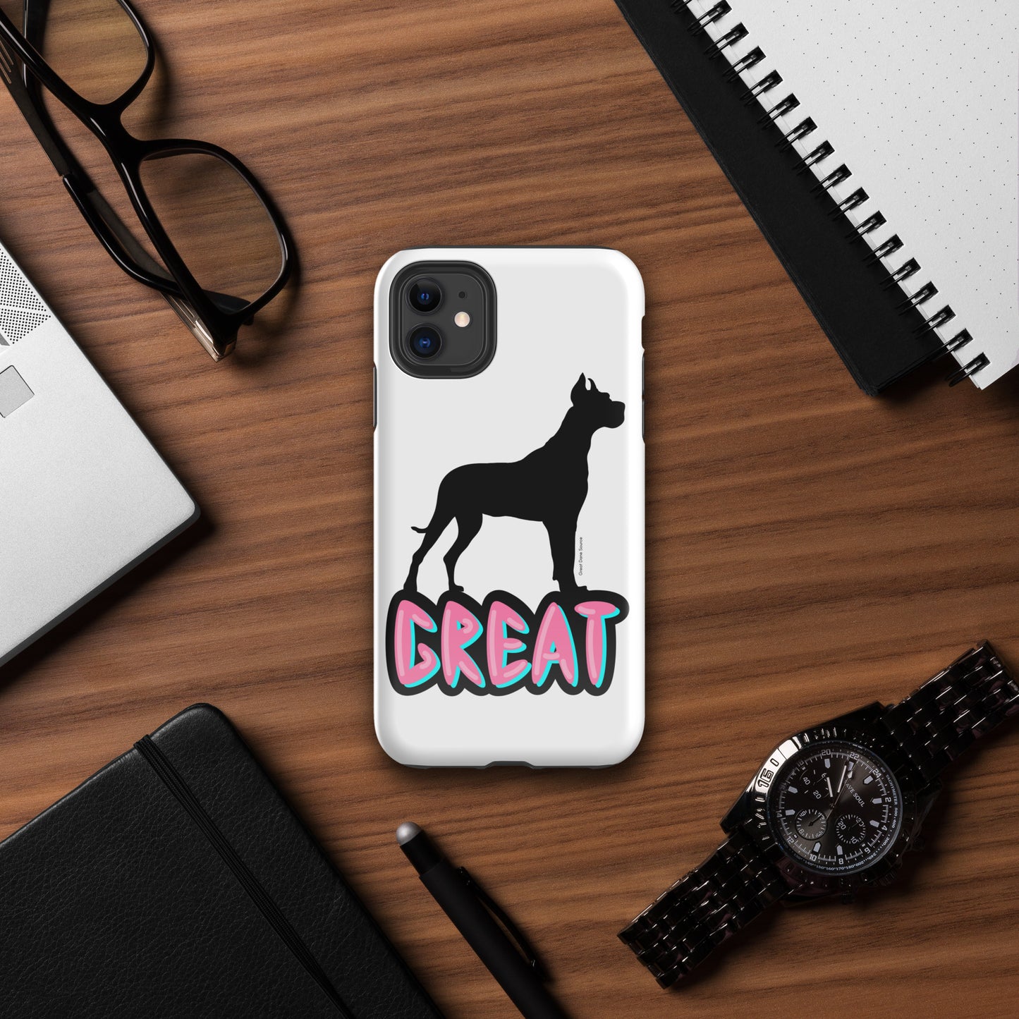 Great Dane Silhouette Tough Case for iPhone®