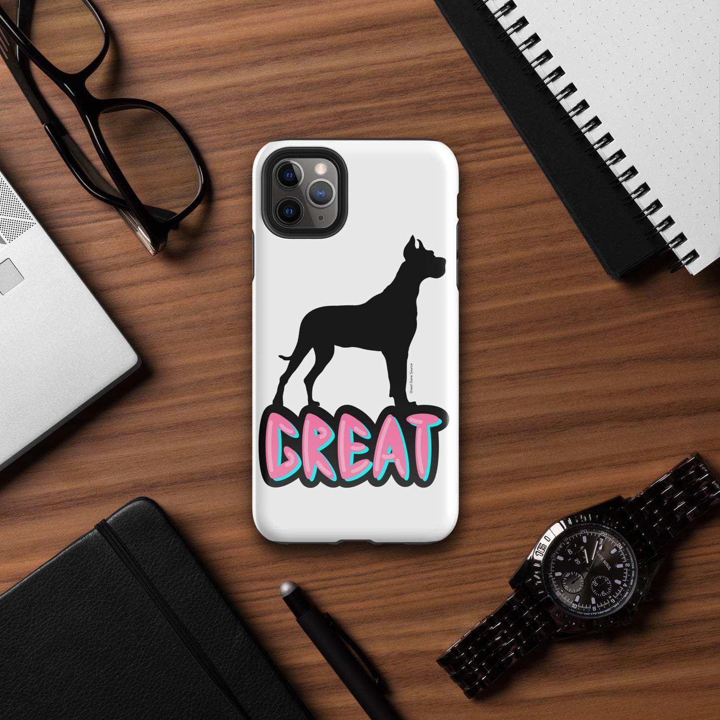 Great Dane Silhouette Tough Case for iPhone®