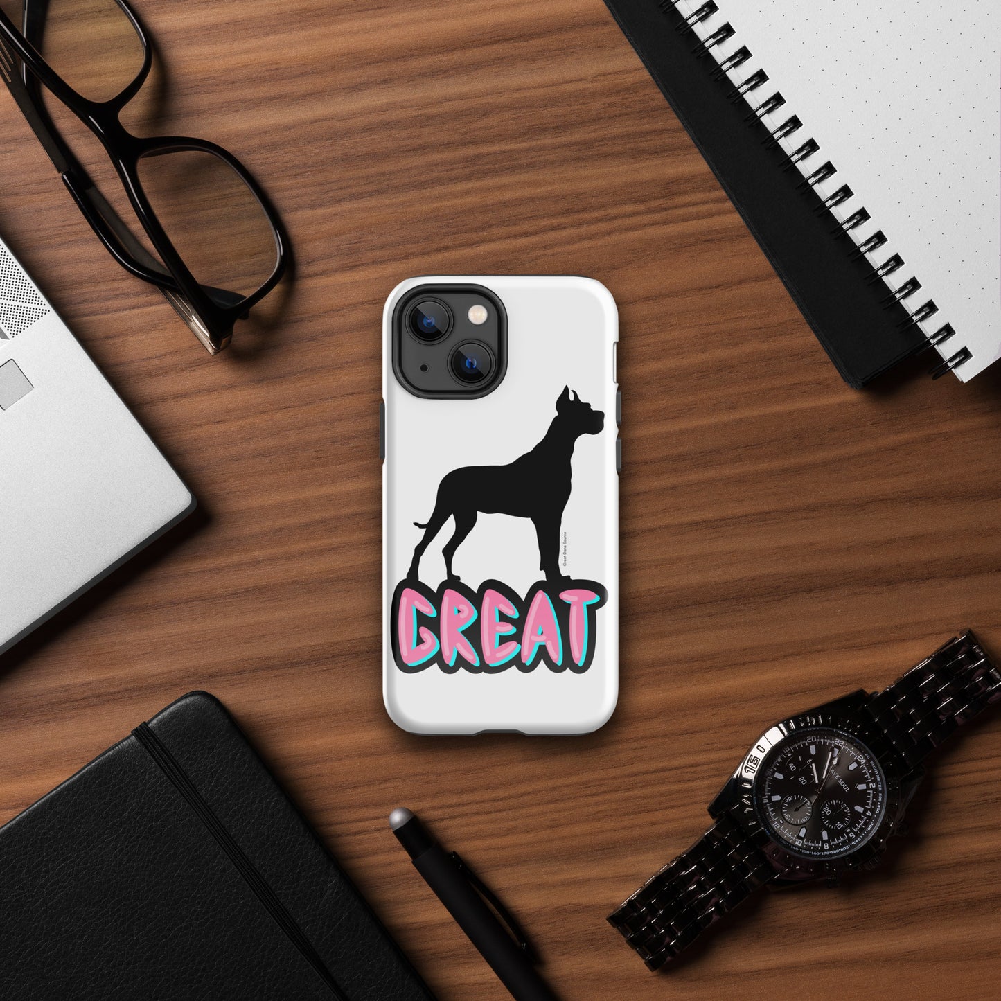 Great Dane Silhouette Tough Case for iPhone®