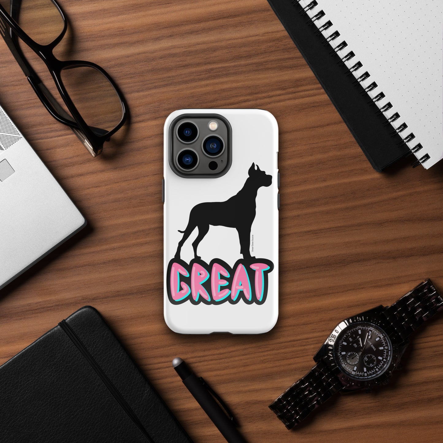 Great Dane Silhouette Tough Case for iPhone®