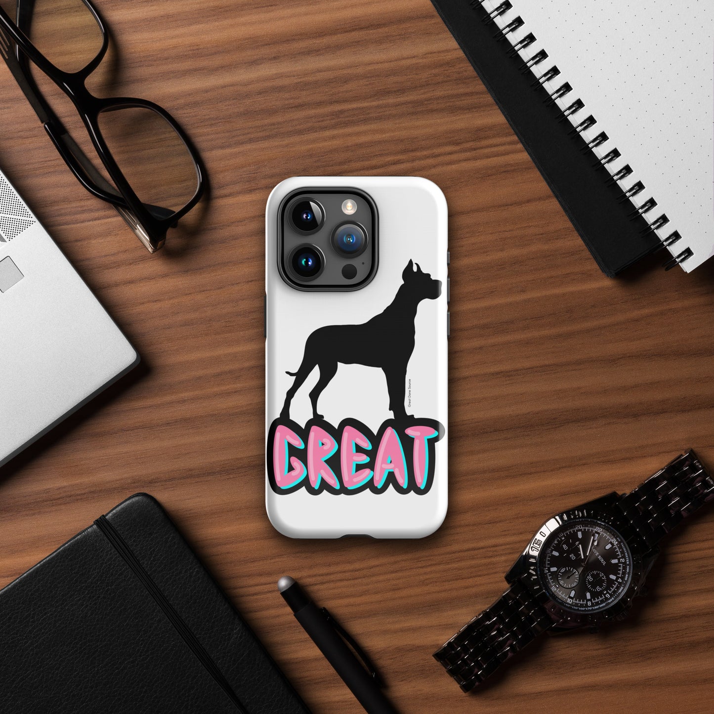 Great Dane Silhouette Tough Case for iPhone®